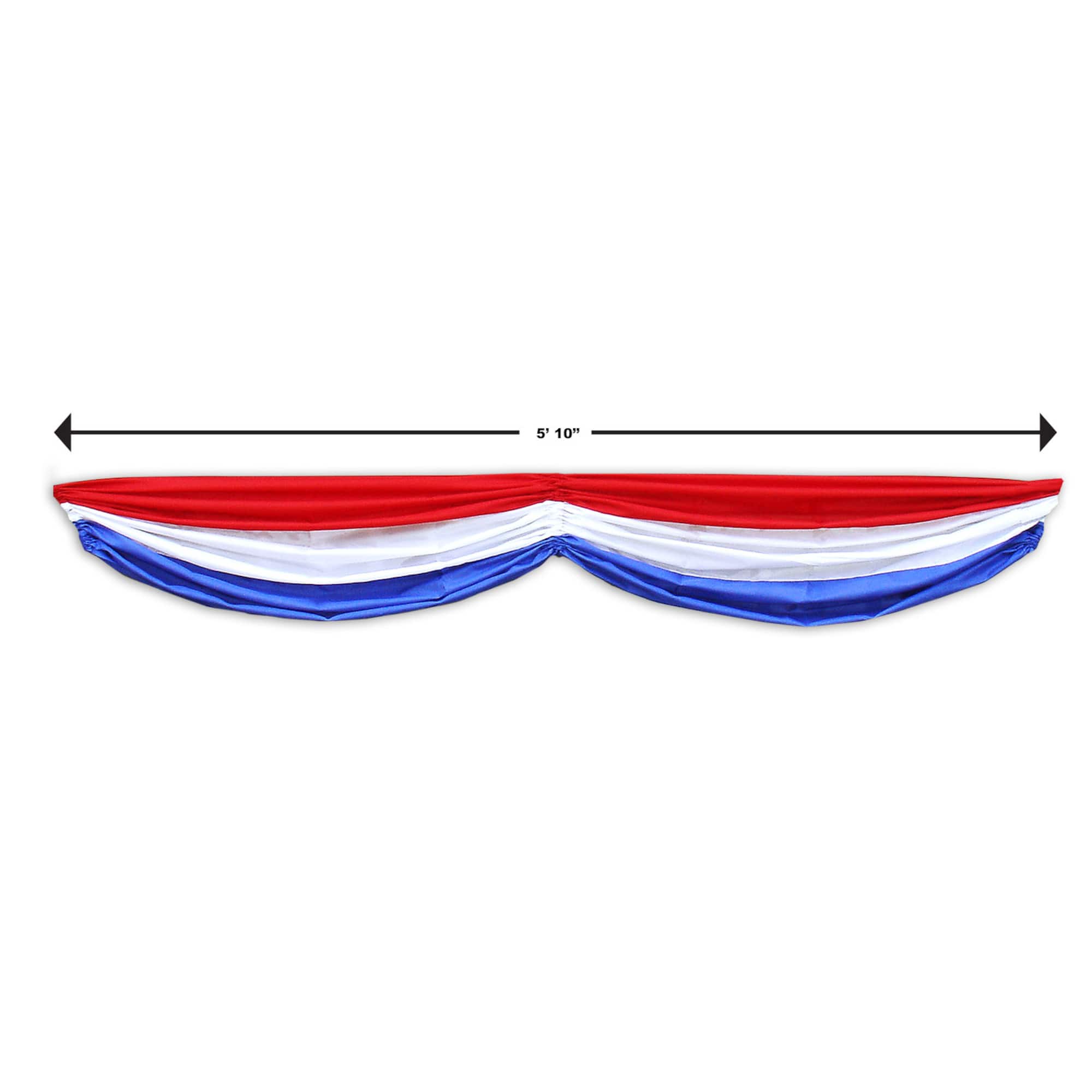 Beistle 70" Patriotic Fabric Bunting